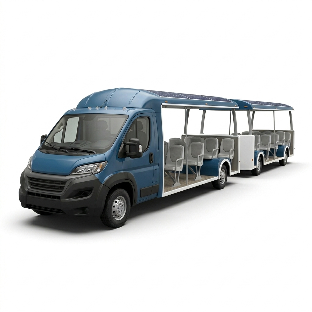 Electric metro tram